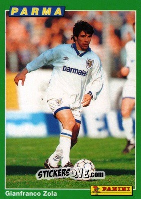 Sticker Gianfranco Zola - Calcio Cards 1994-1995 n. 93 - Panini