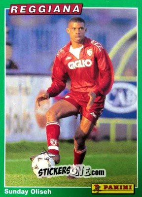 Sticker Sunday Oliseh - Calcio Cards 1994-1995 n. 96 - Panini