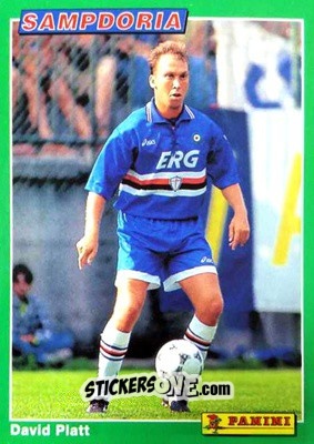 Sticker David Platt - Calcio Cards 1994-1995 n. 112 - Panini