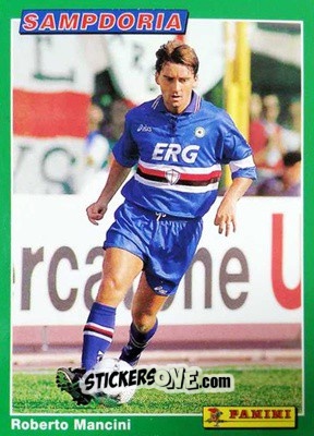 Sticker Roberto Mancini - Calcio Cards 1994-1995 n. 114 - Panini