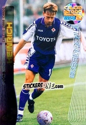 Sticker Jorg Heinrich - Calcio Cards 1999-2000. Serie 2 n. 9 - Panini