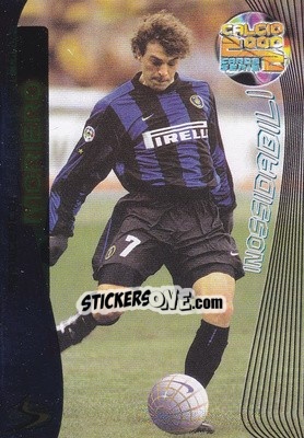 Sticker Francesco Moriero - Calcio Cards 1999-2000. Serie 2 n. 12 - Panini