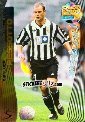 Sticker Gianluca Pessotto - Calcio Cards 1999-2000. Serie 2 n. 15 - Panini