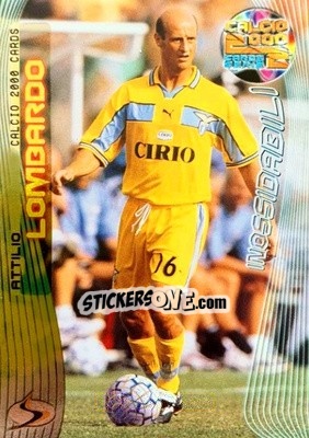 Sticker Attilio Lombardo - Calcio Cards 1999-2000. Serie 2 n. 17 - Panini
