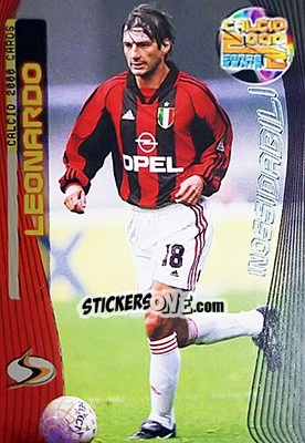 Sticker Leonardo - Calcio Cards 1999-2000. Serie 2 n. 23 - Panini