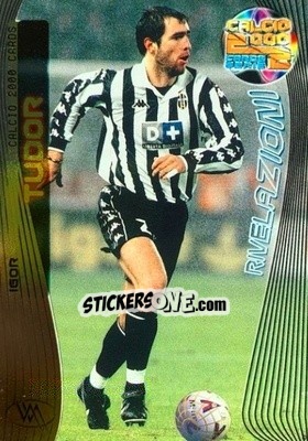 Sticker Igor Tudor - Calcio Cards 1999-2000. Serie 2 n. 45 - Panini