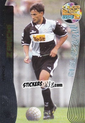 Sticker Marco Zanchi - Calcio Cards 1999-2000. Serie 2 n. 48 - Panini