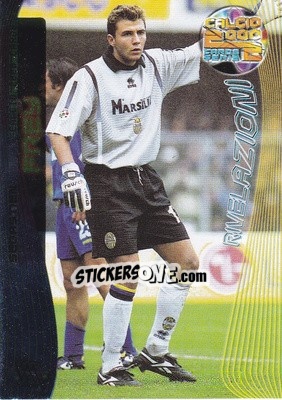 Sticker Sebastien Frey - Calcio Cards 1999-2000. Serie 2 n. 49 - Panini