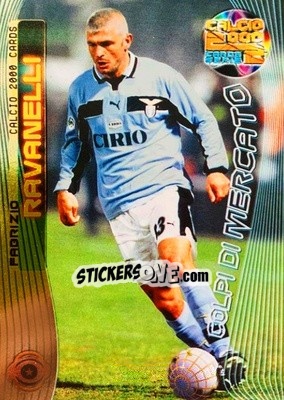 Sticker Fabrizio Ravanelli - Calcio Cards 1999-2000. Serie 2 n. 55 - Panini