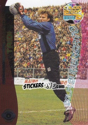 Sticker Massimo Taibi - Calcio Cards 1999-2000. Serie 2 n. 62 - Panini