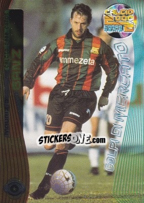 Sticker Maurizio Ganz - Calcio Cards 1999-2000. Serie 2 n. 67 - Panini