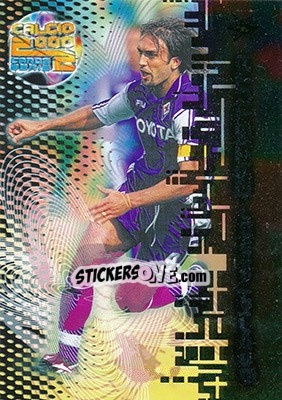 Sticker Gabriel Batistuta - Calcio Cards 1999-2000. Serie 2 n. 71 - Panini