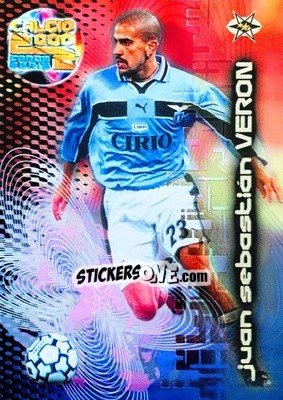 Sticker Juan Sebastian Veron - Calcio Cards 1999-2000. Serie 2 n. 78 - Panini