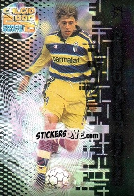 Sticker Hernan Crespo - Calcio Cards 1999-2000. Serie 2 n. 82 - Panini