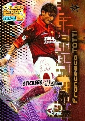 Sticker Francesco Totti - Calcio Cards 1999-2000. Serie 2 n. 84 - Panini