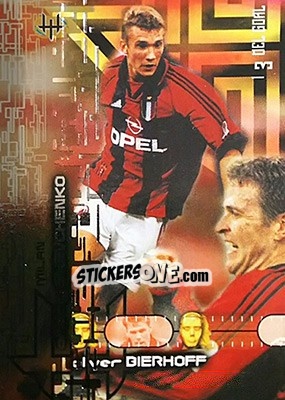 Sticker Mlan (Shevchenko / Bierhoff) - Calcio Cards 1999-2000. Serie 2 n. 89 - Panini