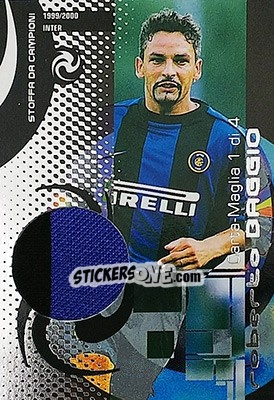 Sticker Roberto Baggio - Calcio Cards 1999-2000. Serie 2 n. CM1 - Panini