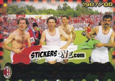 Sticker Scudetto 1987/88 - Calcio Cards 1999-2000. Serie 2 n. M1 - Panini