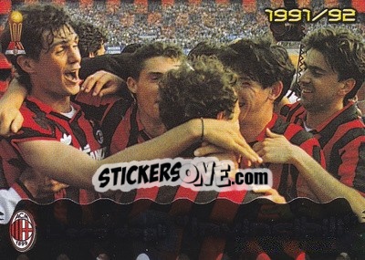 Sticker Scudetti 1991/92 - Calcio Cards 1999-2000. Serie 2 n. M2 - Panini