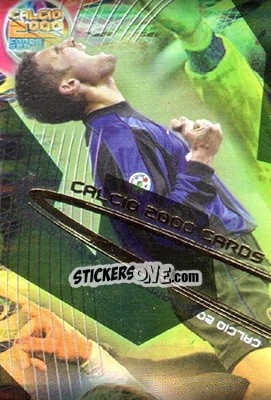Sticker Adrian Mutu - Calcio Cards 1999-2000. Serie 2 - Panini
