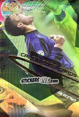 Sticker Adrian Mutu - Calcio Cards 1999-2000. Serie 2 n. P1 - Panini
