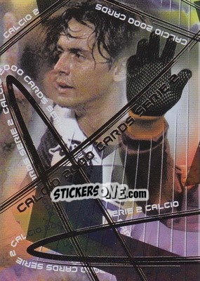 Sticker Filippo Inzaghi - Calcio Cards 1999-2000. Serie 2 n. P8 - Panini
