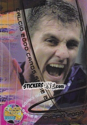 Sticker Christian Vieri - Calcio Cards 1999-2000. Serie 2 n. P13 - Panini