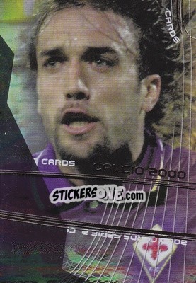 Sticker Gabriel Batistuta - Calcio Cards 1999-2000. Serie 2 n. P16 - Panini