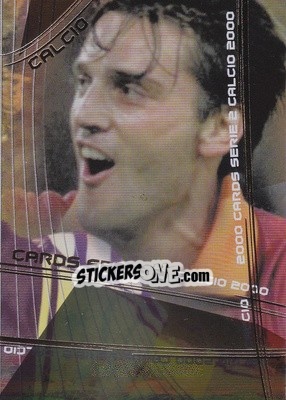 Sticker Vincenzo Montella - Calcio Cards 1999-2000. Serie 2 n. P17 - Panini