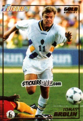 Cromo Tomas Brolin - Fotboll 1995 - Panini
