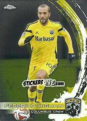 Sticker Federico Higuain - MLS 2014 Chrome - Topps