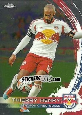 Sticker Thierry Henry - MLS 2014 Chrome n. 6 - Topps