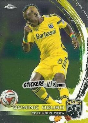 Sticker Dominic Oduro - MLS 2014 Chrome - Topps