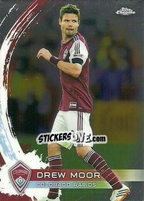 Sticker Drew Moor - MLS 2014 Chrome - Topps