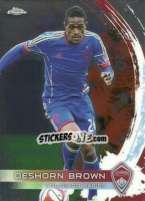 Sticker Deshorn Brown - MLS 2014 Chrome - Topps