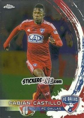 Sticker Fabian Castillo - MLS 2014 Chrome - Topps