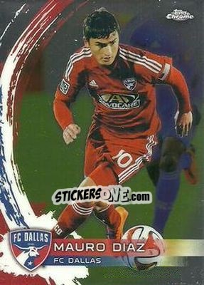 Sticker Mauro Diaz - MLS 2014 Chrome - Topps