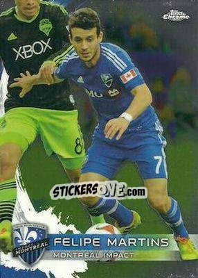 Sticker Felipe Martins - MLS 2014 Chrome - Topps