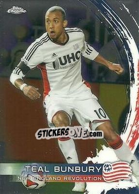 Sticker Teal Bunbury - MLS 2014 Chrome - Topps