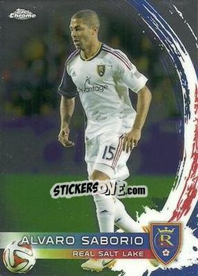 Sticker Alvaro Saborio - MLS 2014 Chrome - Topps