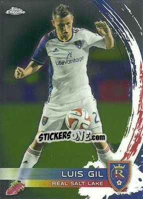 Sticker Luis Gil - MLS 2014 Chrome - Topps