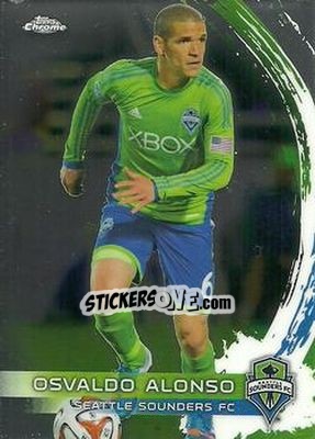 Sticker Osvaldo Alonso - MLS 2014 Chrome - Topps
