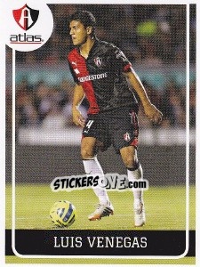 Sticker Luis Venegas - Liga BBVA Bancomer Clausura 2015 n. 26 - Panini