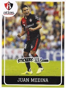 Sticker Juan Medina - Liga BBVA Bancomer Clausura 2015 - Panini