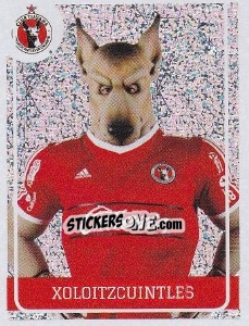 Sticker Xoloitzcuintles - Mascot - Liga BBVA Bancomer Clausura 2015 - Panini