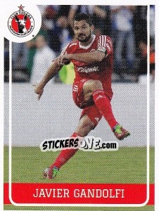 Sticker Javier Gandolfi - Liga BBVA Bancomer Clausura 2015 n. 42 - Panini