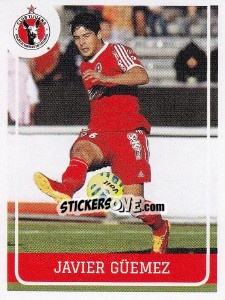 Sticker Javier Guemez - Liga BBVA Bancomer Clausura 2015 n. 48 - Panini