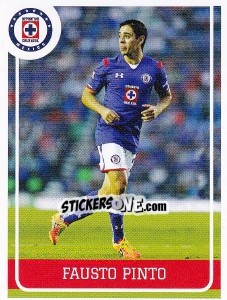 Sticker Fausto Pinto - Liga BBVA Bancomer Clausura 2015 n. 60 - Panini