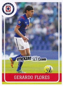 Sticker Gerardo Flores - Liga BBVA Bancomer Clausura 2015 - Panini