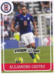 Sticker Alejandro Castro - Liga BBVA Bancomer Clausura 2015 n. 65 - Panini